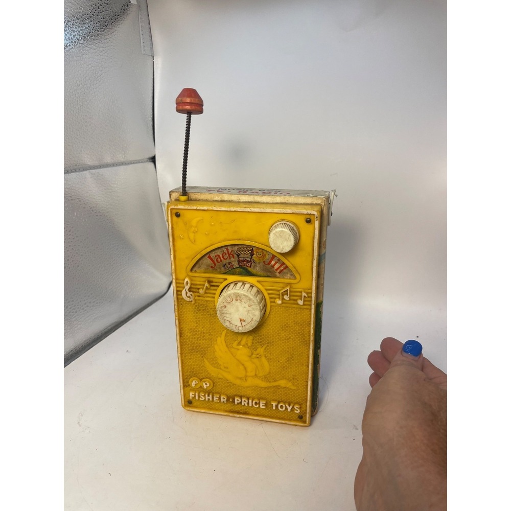 Vintage Fisher Price 1968 Jack and Jill Music Box FP 1960s Toy Game Retro